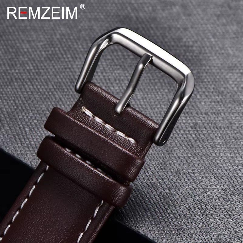 16mm 18mm 20mm 22mm 24mm Genuine Leather Watch Band Strap Bracelet gallery