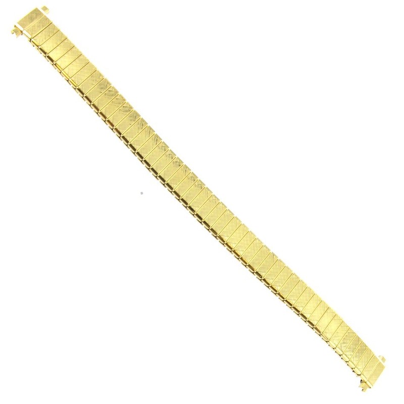 9-13mm Hirsch Gold Tone Ladies Twist-O-Flex Stainless Steel Watch Band 685 BOGO