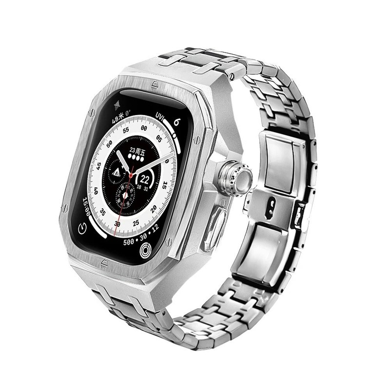Luxury Stainless Steel Case + Band Mod Kit for Apple Watch Ultra 2 / Ultra 49mm