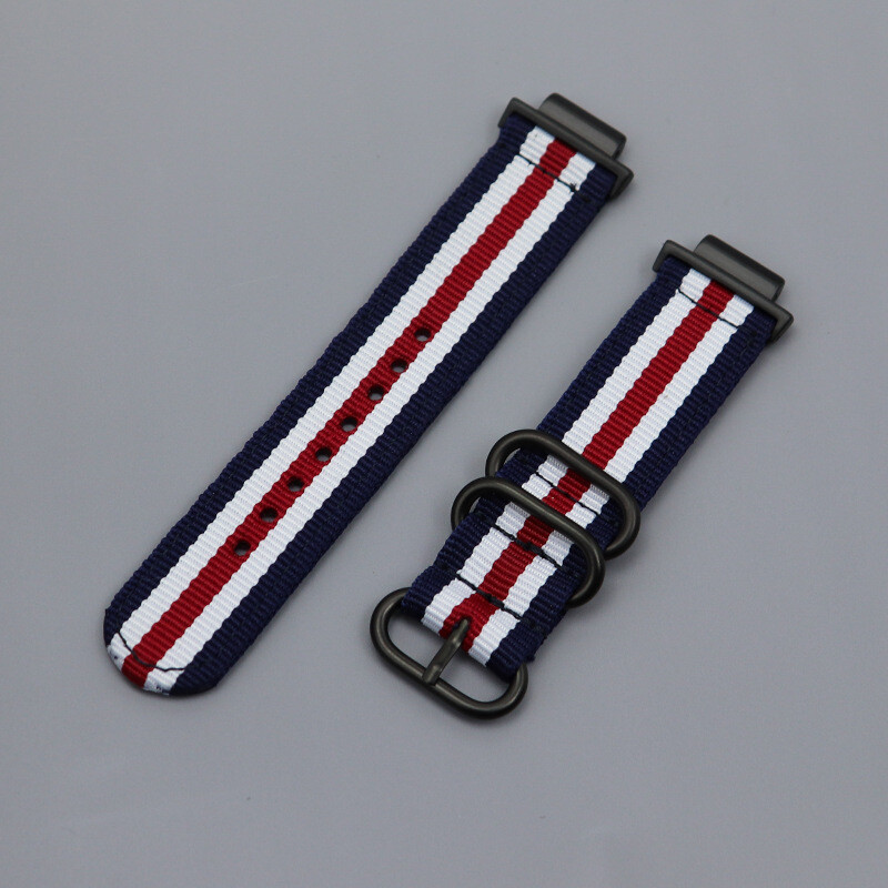Thicked Nylon Canvas Watch Strap Mens Sport Band22mm for Casio Ga2100 Multicolor gallery