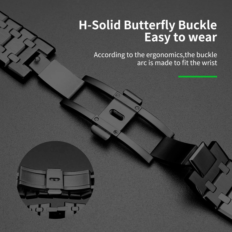 Stainless Steel Mod Kit Screws Bezel Case Strap Band for G-SHOCK DW5600 GW5610 gallery
