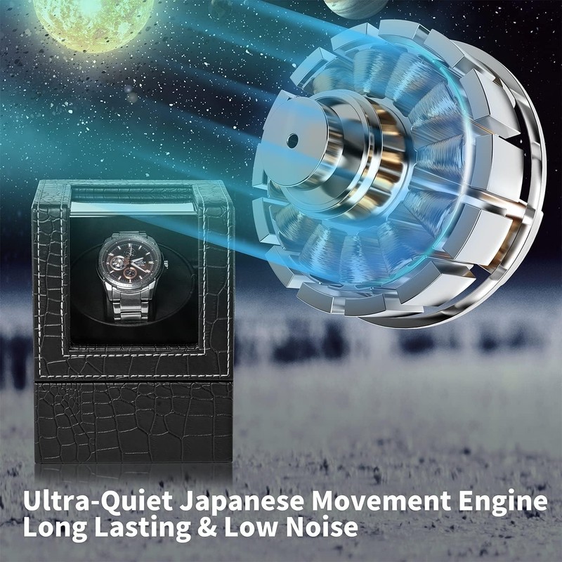 Automatic Watch Winder for Automatic Watches Quiet Motor Dual Power Supply gallery