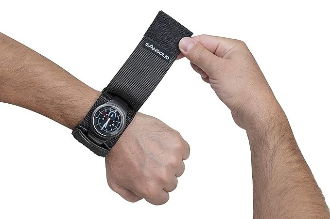 Tactical Military Watchband Cover To Keep And Protect Large, Classic Black