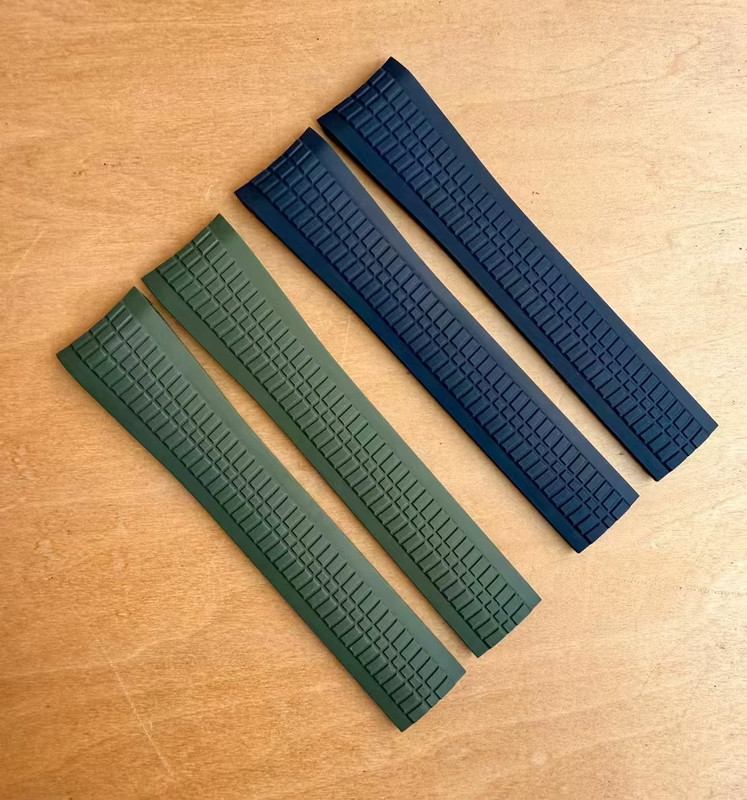 22mm FKM Rubber Watch Strap Wristband Fits Patek Philippe Aquanaut 5168