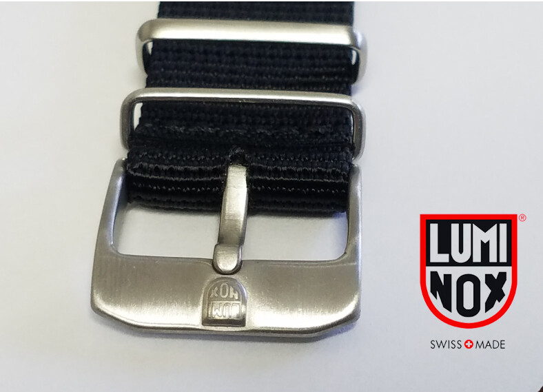 LUMINOX Watch Strap 22mm Nylon Ballistic Black 4 Rigns 0320 3000 3900 3050 3950 gallery