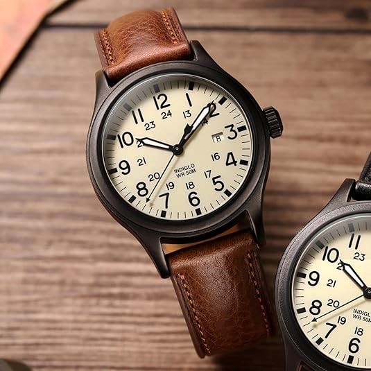 Italian Leather Watch Band Tuscany Natural Vegetable-Tanned Full Grain Genuine L gallery
