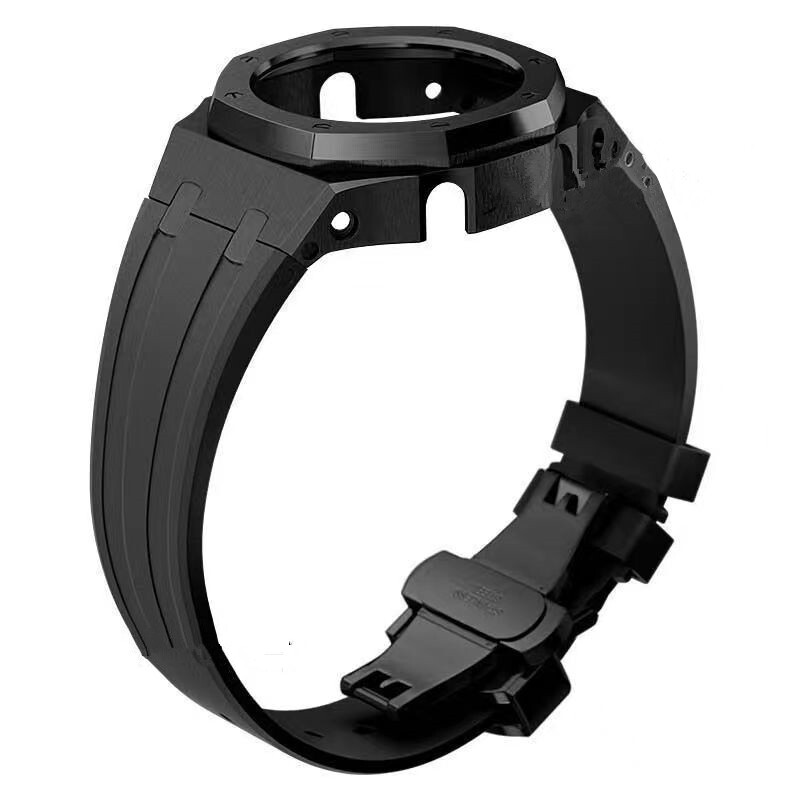 For G-Shock GA2100/2110 CasiOak Mod Kit 3rd Gen Kit Metal Bezel and Rubber Strap