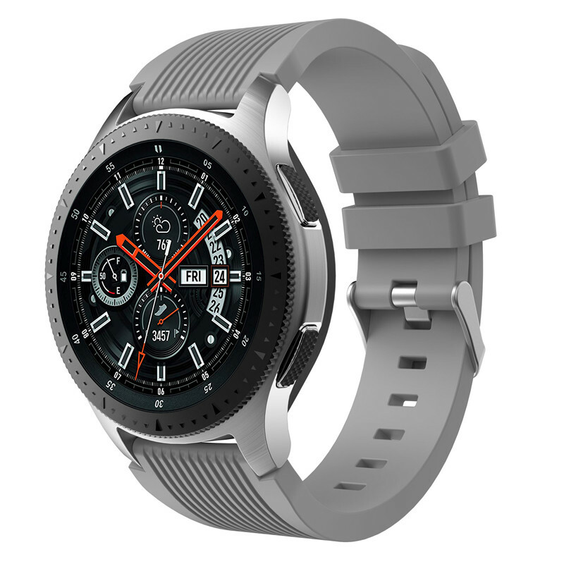 For Samusng Galaxy 42 46 mm Watch Band Silicone Band Soft SM-R815 R810 Strap Top gallery