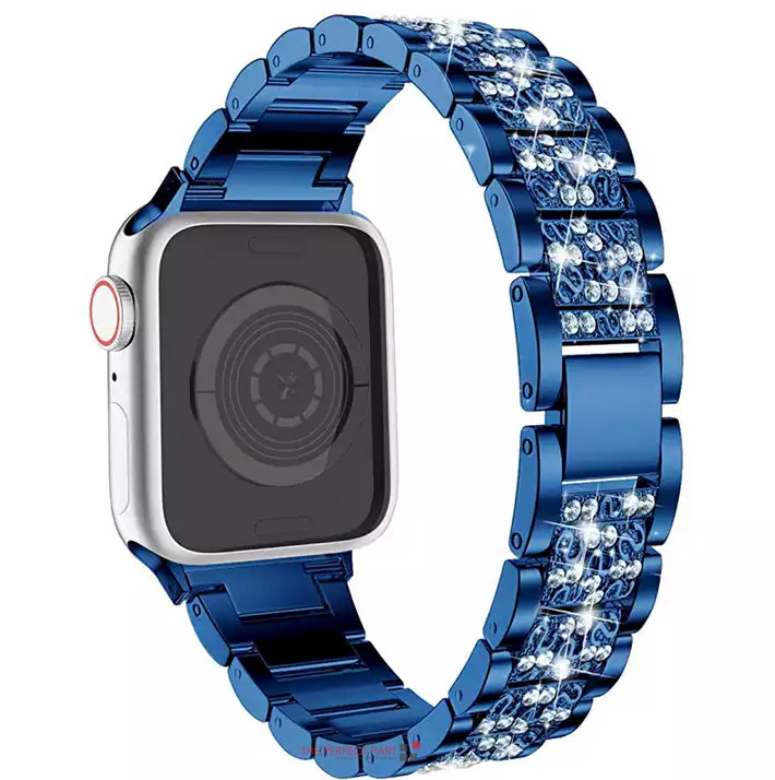 Bling iWatch Band Strap Diamond Case For Apple Watch Series SE 8 7 6 5 4 3 2 1 gallery
