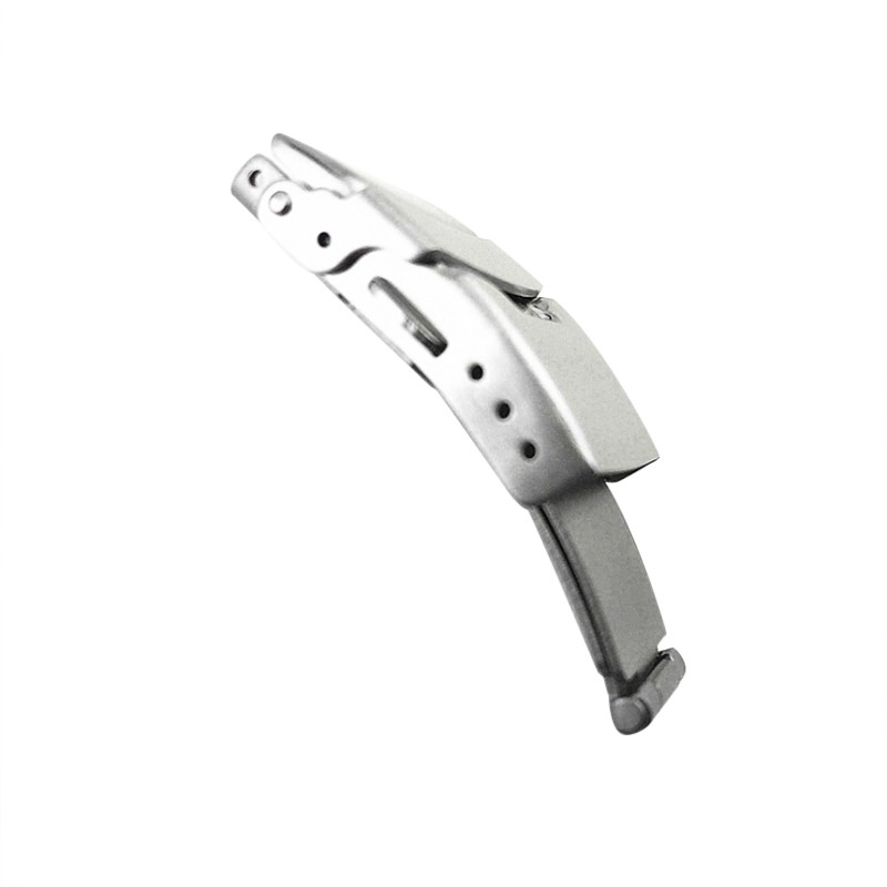 Stainless Steel Watch Buckle Clasp Tri-fold Adjustable 16-26mm Bracelet Repair