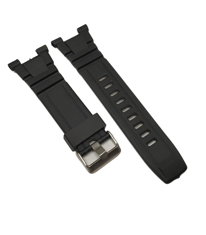 g24 Silicone Black Rubber Replacement Watch Band Strap fits 125mm/85mm,