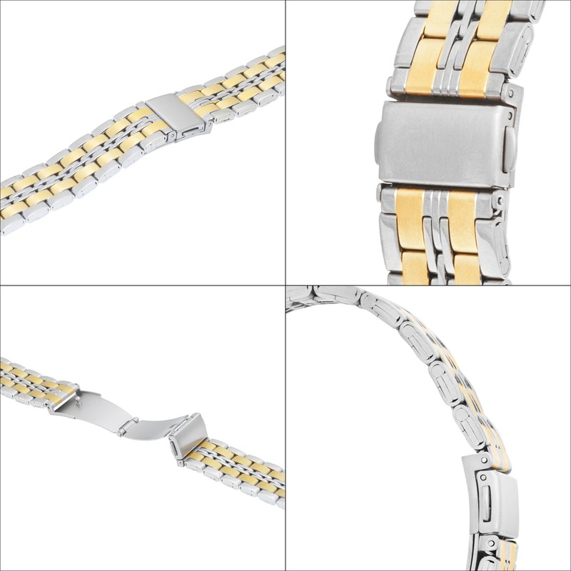 20mm Jubilee Stainless Steel Metal Watch Band for Orient Bambino gallery