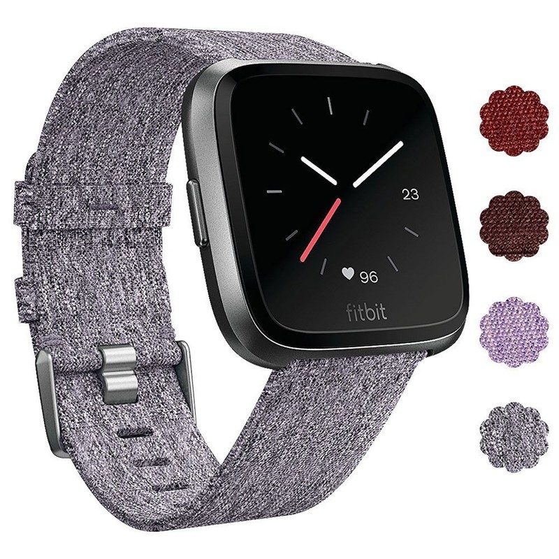 For Fitbit Versa 2 1/Lite Replacement Woven Fabric Strap Wrist Band Watch Strap gallery