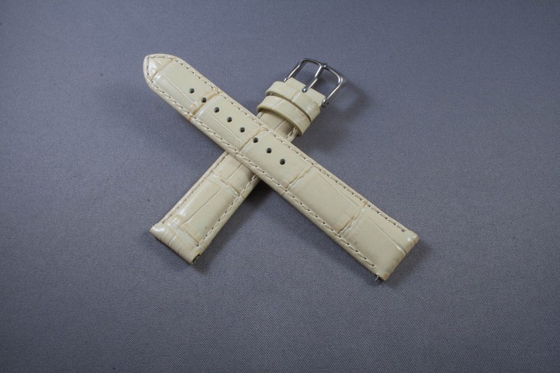 12mm 16mm 18mm 20mm Genuine Leather Alligator Interchangeable Watch Band Strap
