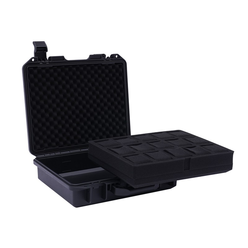 Waterproof Plastic Suitcase Display Storage Case 15 Slots Watch Storage Box Case gallery
