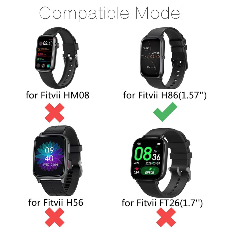 FoundEast Compatible with Yoever IDW19/Yoever Universal size, Black+Silver gallery