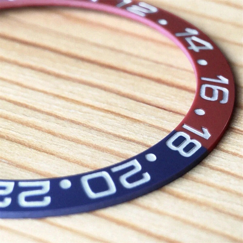 MK3 high quality blue red all Ceramic Bezel Insert For RσIex GMT Master II 12671 gallery