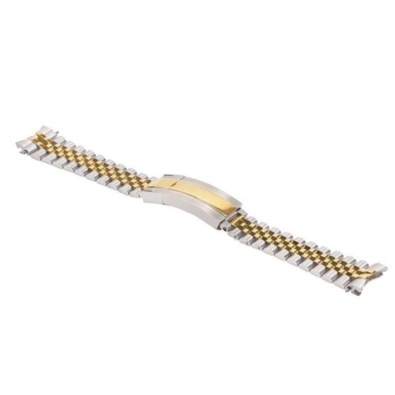 20MM JUBILEE WATCH BAND FOR ROLEX SUBMARINER GMT DATEJUST GLIDE LOCK TWO TONE gallery