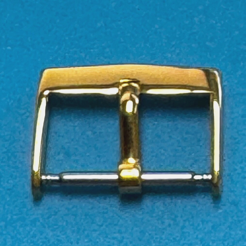 VINTAGE BUCKLE IN GOLD PLATED 16mm. FOR PATEK PHILIPPE
