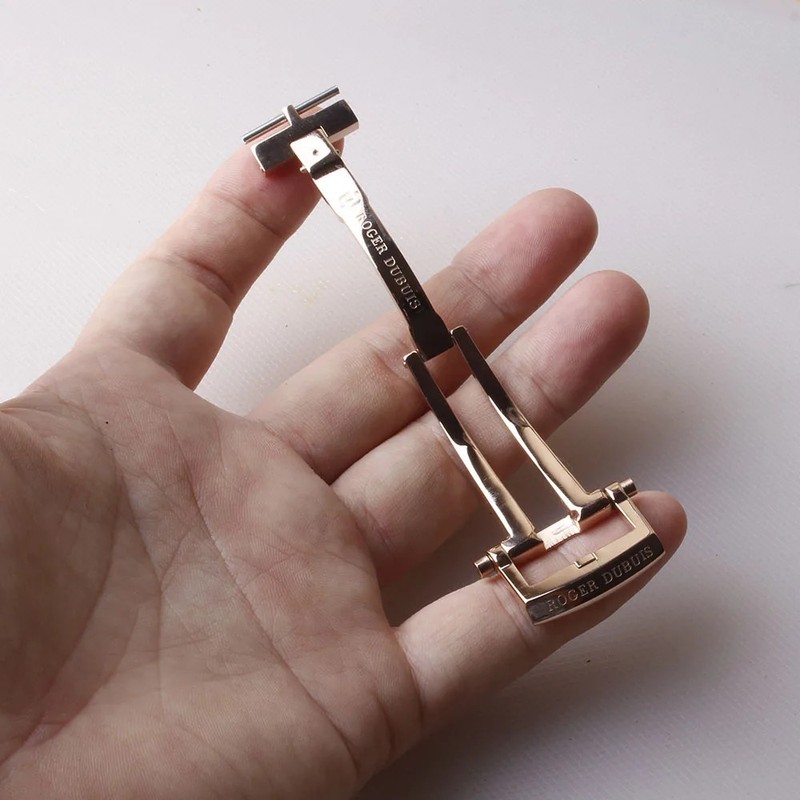 18mm Stainless Steel Folding Clasp Buckle For Roger Dubuis Watchbands