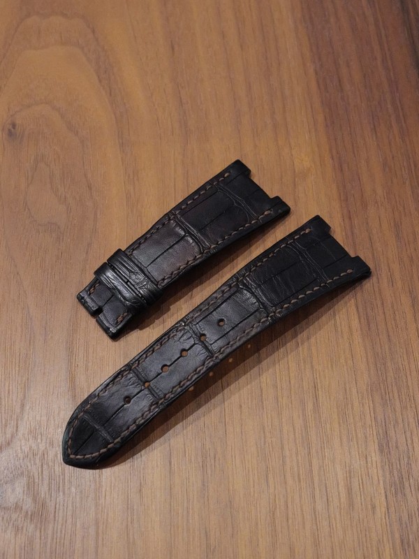 Patek Philippe Nautilus Brown Alliga Watch Strap D B76 Authentic OEM
