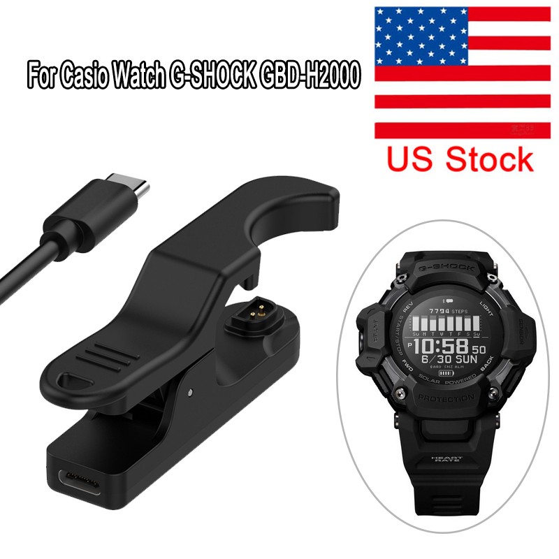 Charging Cable Cradle Charger For Casio watch G-SHOCK GBD-H2000 Watch Accessory