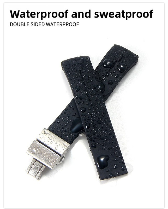 For Tissot T-touch 1853 T013 T081 T091 Waterproof silicone watch strap 20mm 21mm gallery