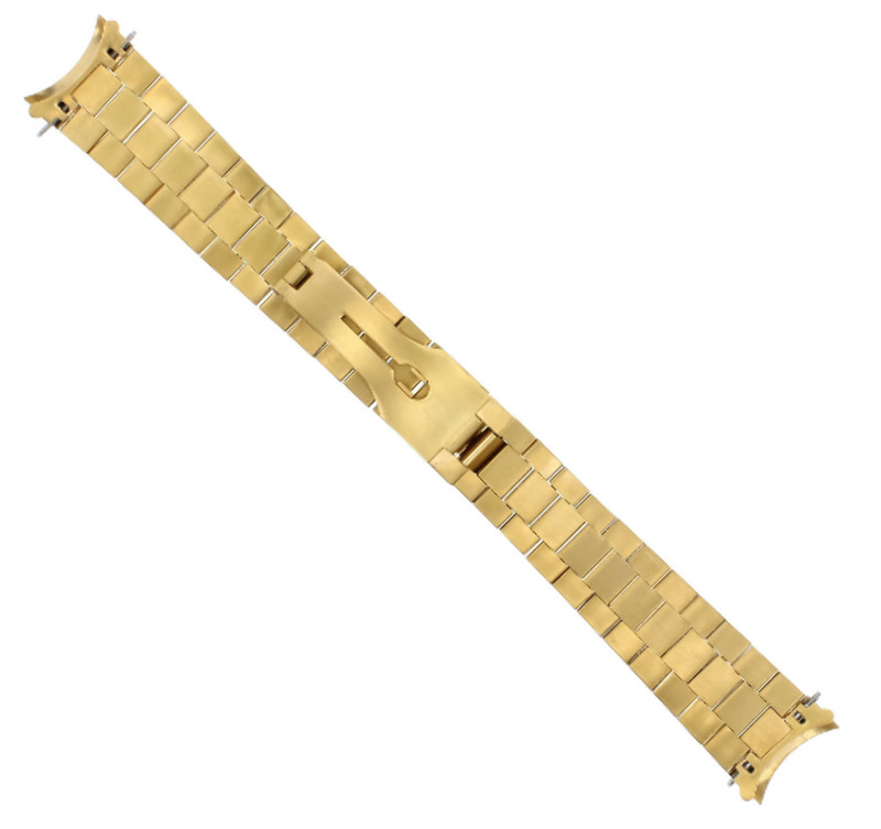 PRESIDENT WATCH BAND SOLID BRACELET FOR 34MM ROLEX DATE WATCH 19MM GOLD GP gallery