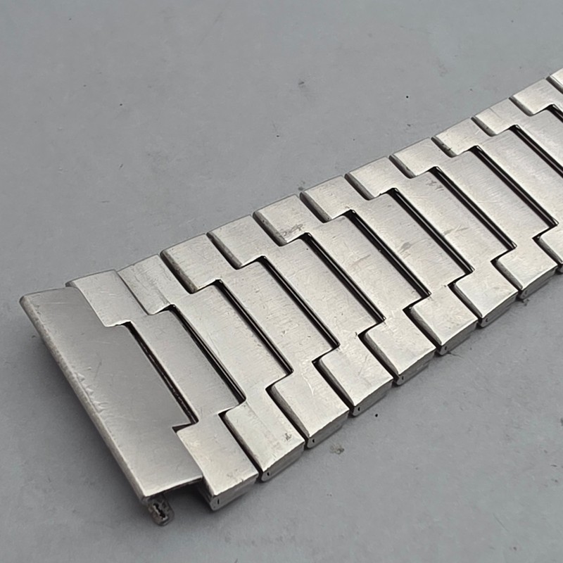 Vintage SEIKO watchband/bracelet stainless steel 19mm Japan 1970s gallery