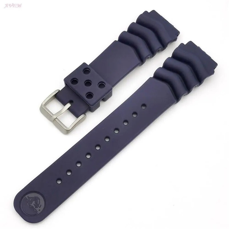 18mm 20mm 22mm Silicone Strap for Seiko Watch Band Waterproof Sport Rubber