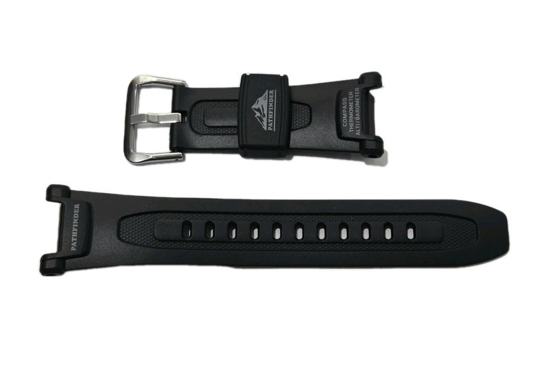 Genuine Casio Replacement Band Sports PAG240 PAG40 Black Resin Strap PATHFINDER