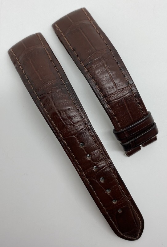 Authentic Glashutte Original 19mm x 16mm Brown Alligator Watch Strap Band OEM
