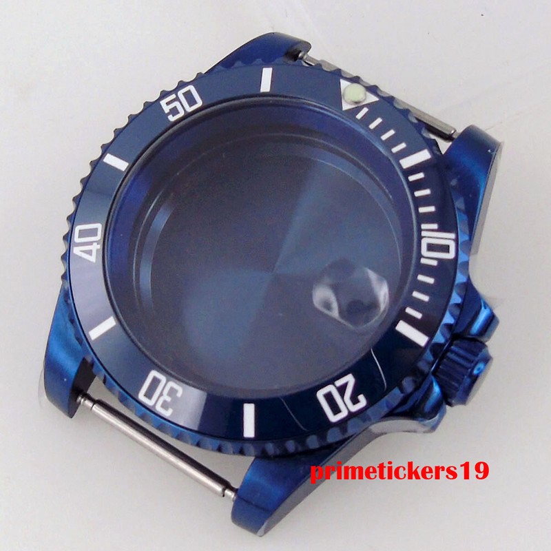 40mm Blue Coated 200m Watch Dive Case Sapphire Fit NH34 NH35 NH36 ETA2824 PT5000 gallery