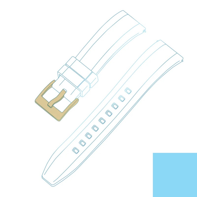 Quick Release FKM Rubber Watch Band 18 19 20 21 22 23 24mm Silicone Watch Strap gallery