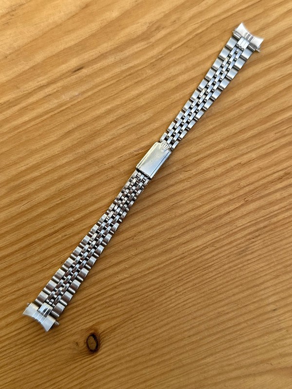 Vintage 1969 Rolex Jubilee Watch Bracelet 6251D 13mm With 68 End Links