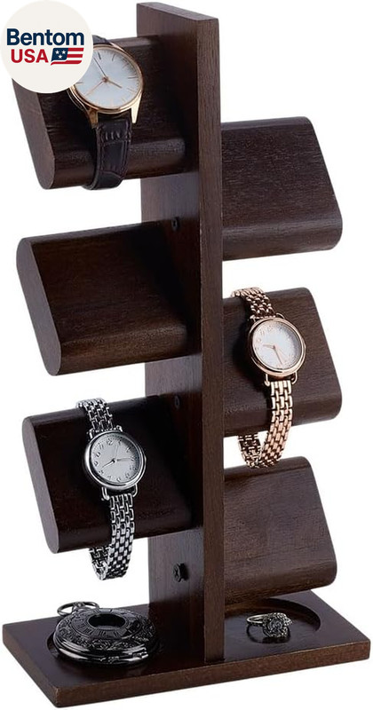 Wooden Watch Holder Stand Watches Display Tower Watch Display Racks Multiple Wat