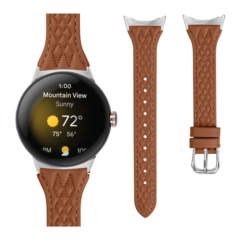 For Google Pixel 2 1 Genuine Leather Causal Wrist Watch Band Strap Replacement gallery