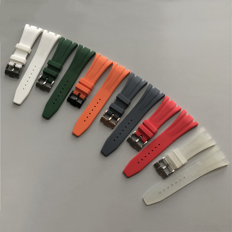 27mm AP Rubber Band for Audemars Piguet Royal Oak Offshore 42mm 15400 Strap gallery