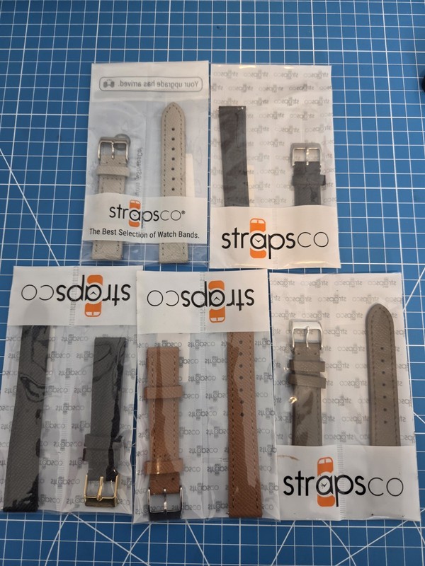 Strapsco 18mm Watch Straps Bundle Both Regular And Small Length