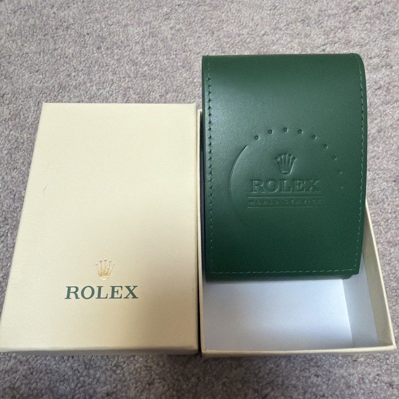 Rolex Leather Travel Pouch Service Center Premium Version For Rolex Watch