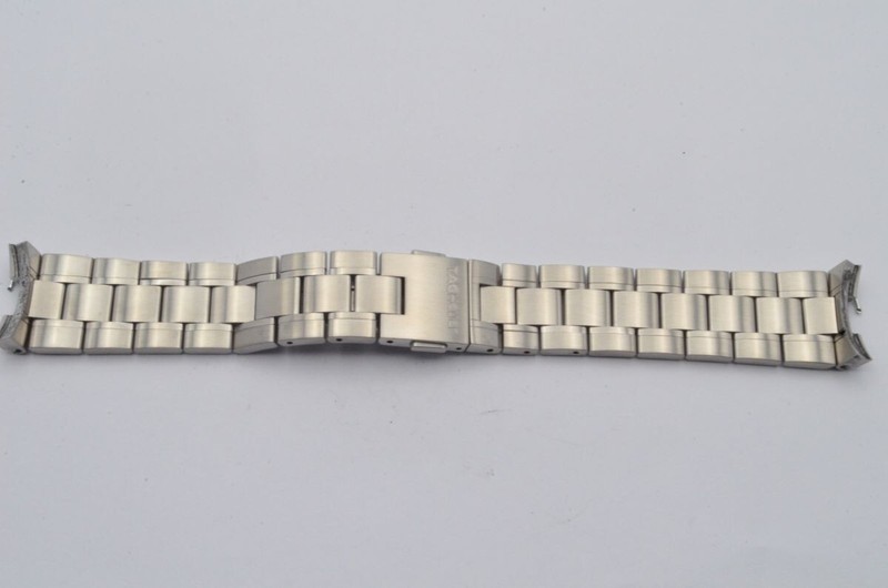 Tag Heuer Carrera Herren Stahl Armband 19Mm Vintage Twin Time FAA019