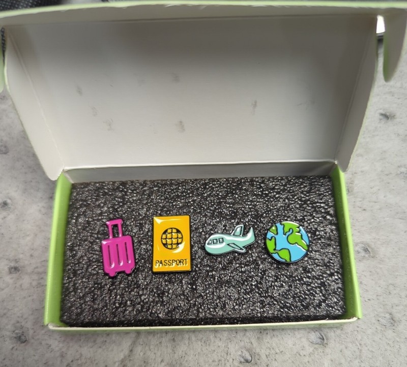 Smart Watch Silicone Band Decorative Charms Travel Theme. New