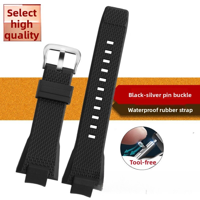 For Casio G-steel GST-B400 Quality Waterproof Silicone Rubber Watch Band Strap