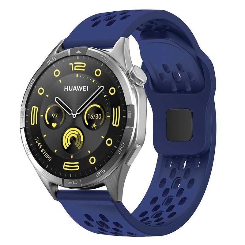 18mm 20mm 22mm Breathable Silicone Sport Watch band Silicone Strap gallery