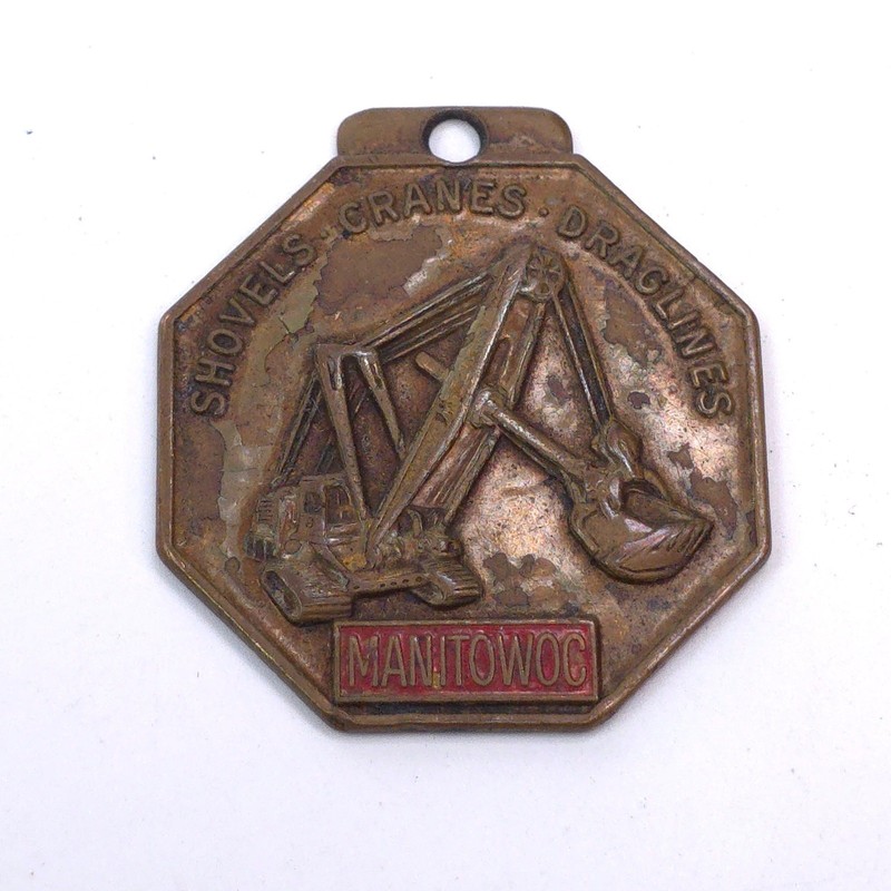 Manitowoc Engineering Corp Wisconsin Pocket Watch Key Fob J192 - 2+ Ship FREE