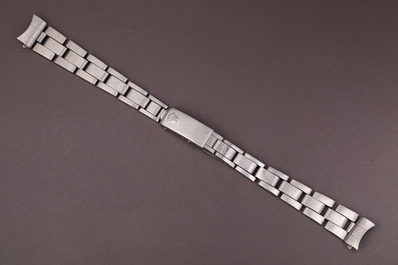 ORIGINAL Rolex Ladies Stainless Steel Oyster Folded Link Bracelet Dated 4/72