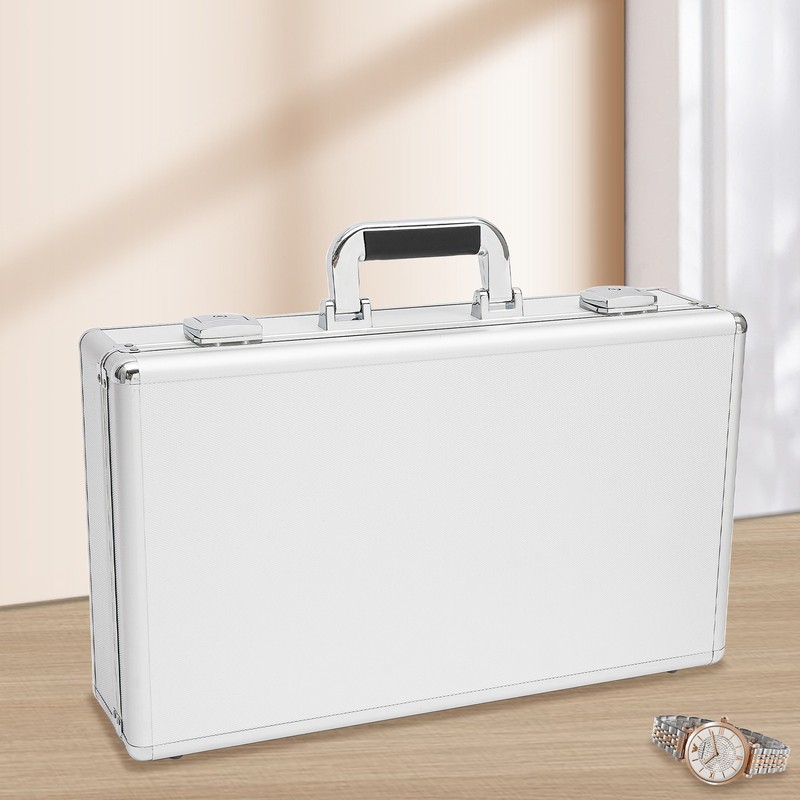Watch Case Jewelry 24 Grid Aluminum Alloy Box Watch Case Briefcase Design Gift