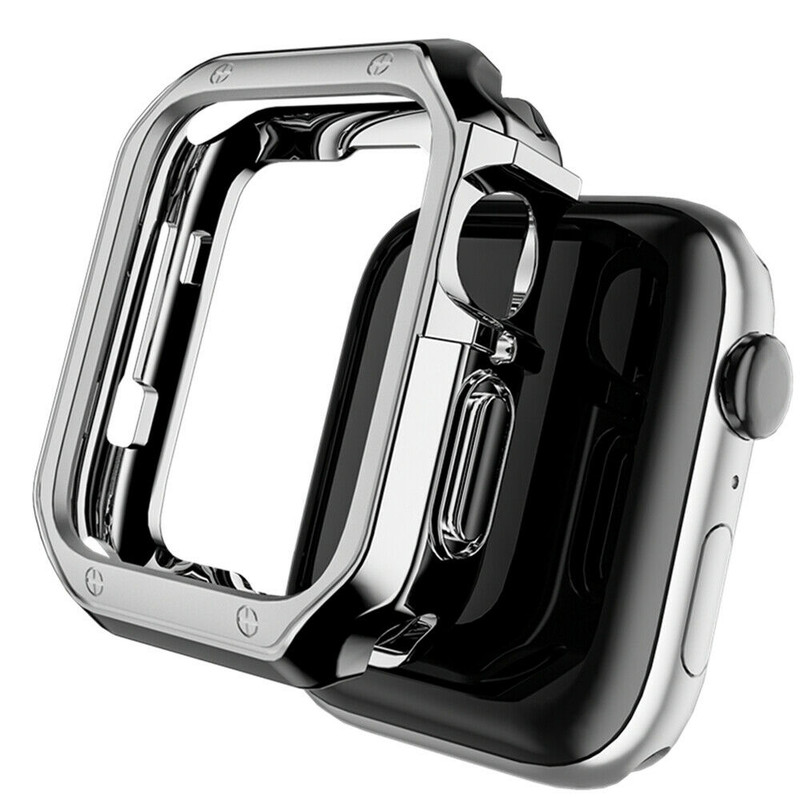 Stainless Steel iWatch Band Strap with Case For Apple Watch Series 8 7 6 5 4 SE gallery