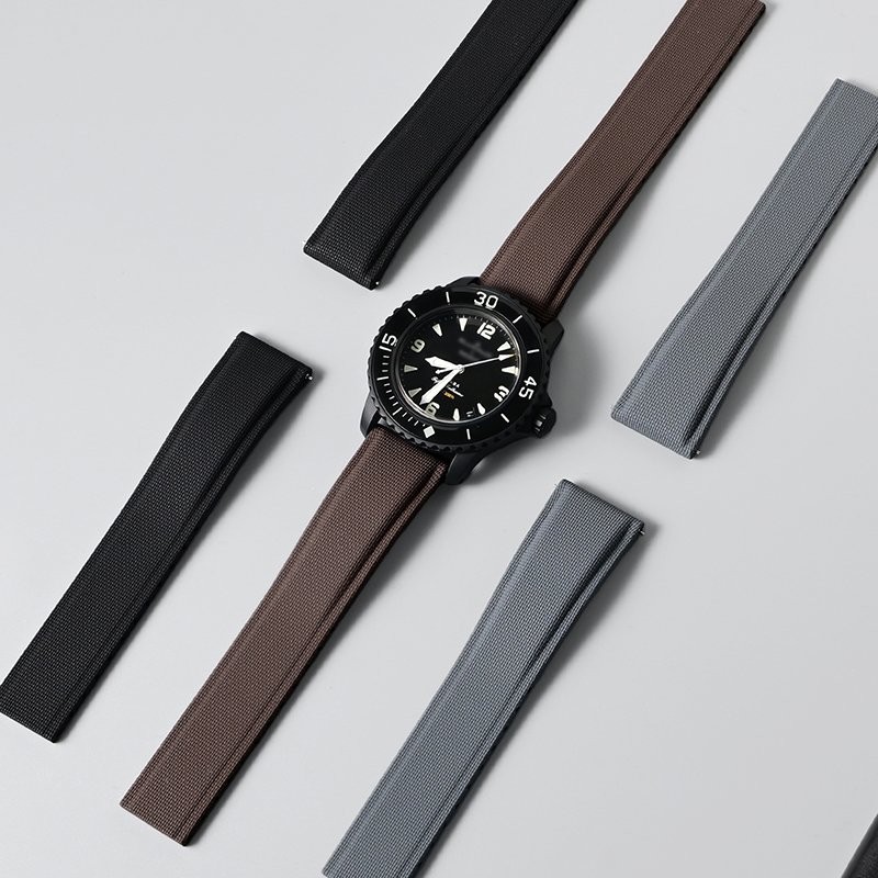 CTS FKM 18mm 19mm 20mm 21mm 22mm 23mm 24mm Watch Band Rubber Strap Universal gallery