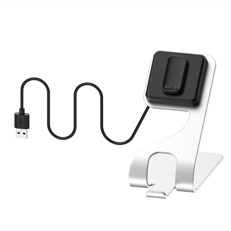 Aluminum Alloy Metal Watch Stand Watch Charging Cable For Fitbit Luxe/Charge 5/6